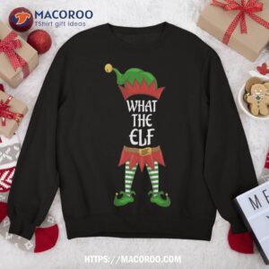 What The Elf Family Matching Group Christmas Party Sweatshirt