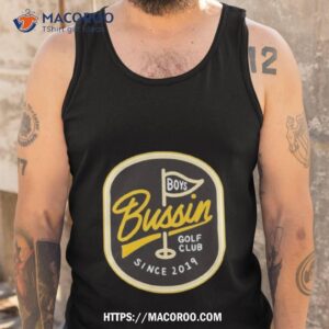 Will Compton Bussin Golf Club Pin Flag Tank Top