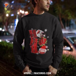 Wisconsin Badgers Ncaa Ho Ho Ho Christmas Sweatshirt