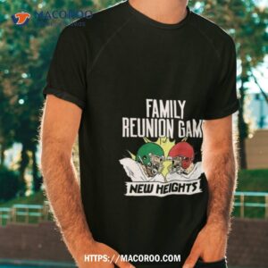 With Jason Vs Travis Kelce Family Reunion Game New Heights Shirt