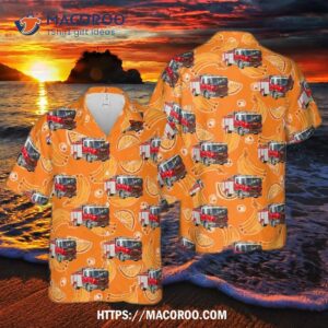 Wodonga Cfa Type 4 Heavy Pumper Hawaiian Shirt