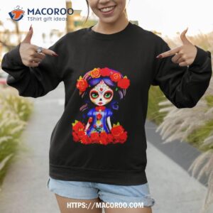women la catrina day of the dead shirt sweatshirt