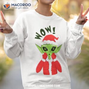 Wow Alien Xmas Sweatshirt 2