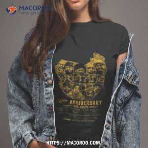 Wu Tang Clan 32nd Anniversary 1992 – 2024 Thank You For The Memories Signatures T Shirt