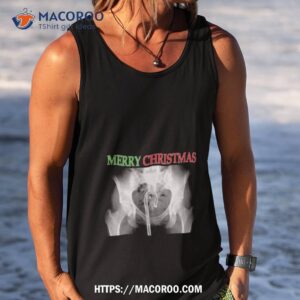 X Ray Merry Christmas Candy Cane Tank Top