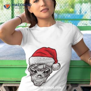 Xmas Alien Christmas Tshirt 1