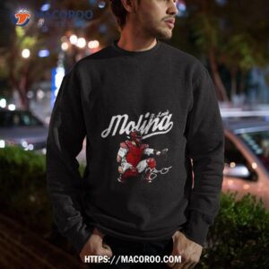 Yadier Molina St Louis Cardinals Signatures Sweatshirt