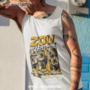 Zou After Dark Tiger 1 Mizzou Drunk Cartoon Tank Top 1