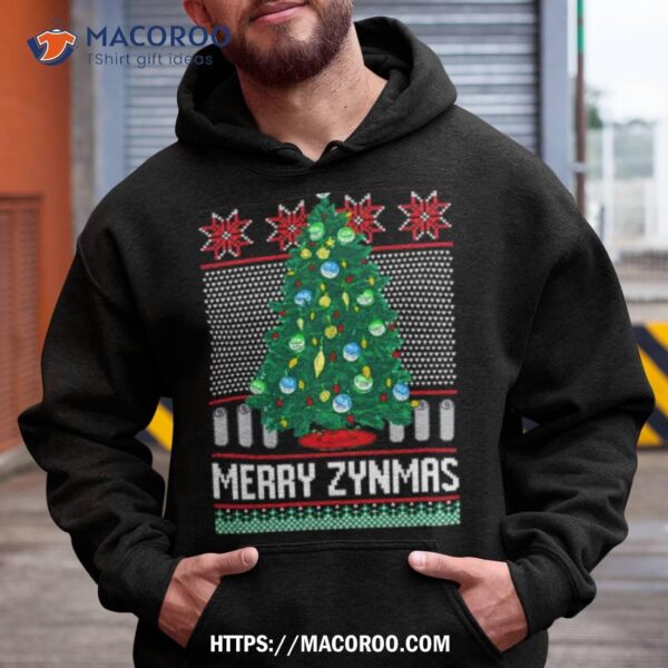 Zyn Tree Merry Zynmas Ugly Christmas Shirt