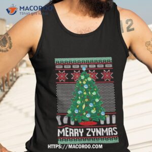 Zyn Tree Merry Zynmas Ugly Christmas Tank Top 3