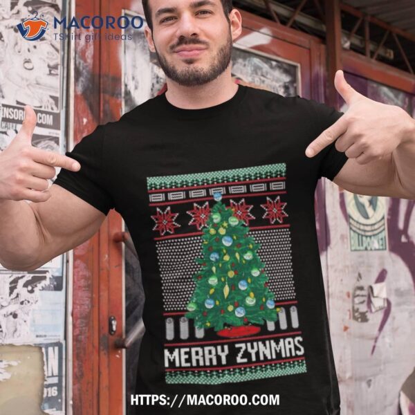 Zyn Tree Merry Zynmas Ugly Christmas Shirt