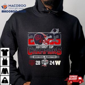 Th Grey Cup Champions Montreal Alouettes Tshirt