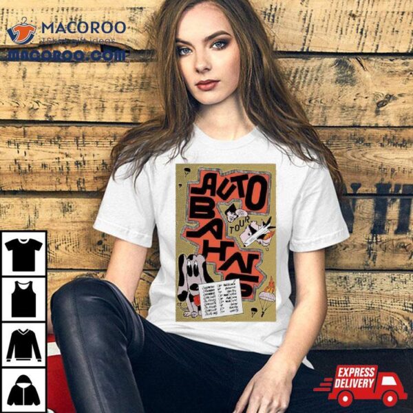 2023 2024 Autobahn Tour Australian Poster Shirt