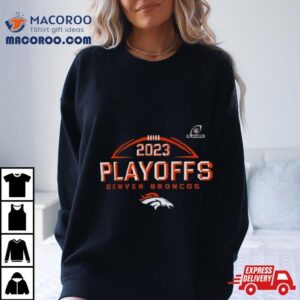 Nfl Playoffs Denver Broncos Logo Tshirt