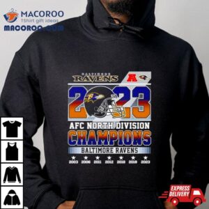 Afc North Division Champions Baltimore Ravens Tshirt