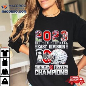 Big Ten Football East Division Ohio State Buckeyes Champions Tshirt