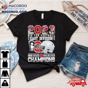 Big Ten Football East Division Ohio State Buckeyes Champions Tshirt