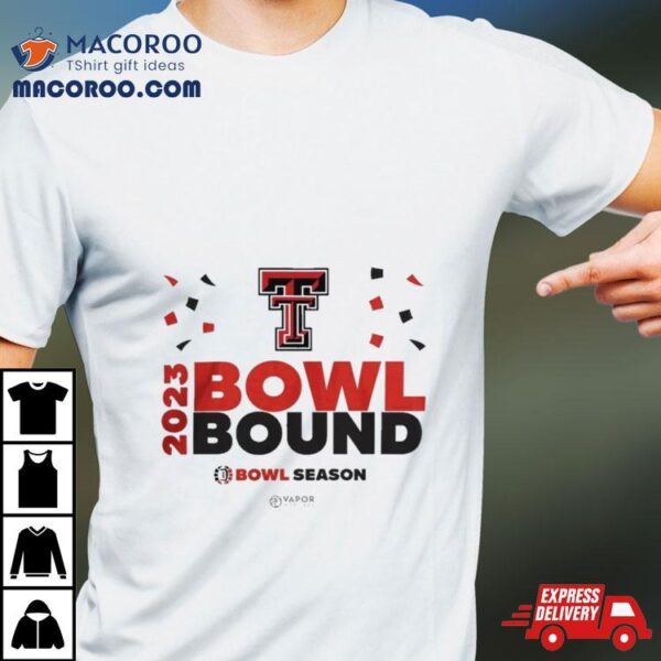 2023 Bowl Season Texas Tech Red Football Bowl Bound Tshirt