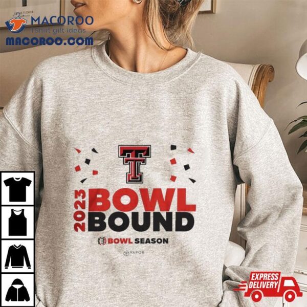 2023 Bowl Season Texas Tech Red Football Bowl Bound Tshirt