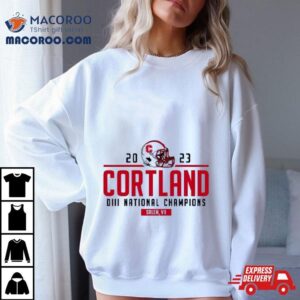 Cortland Football Ncaa Diii Stagg Bowl National Champions Tshirt