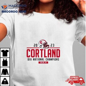 Cortland Football Ncaa Diii Stagg Bowl National Champions Tshirt