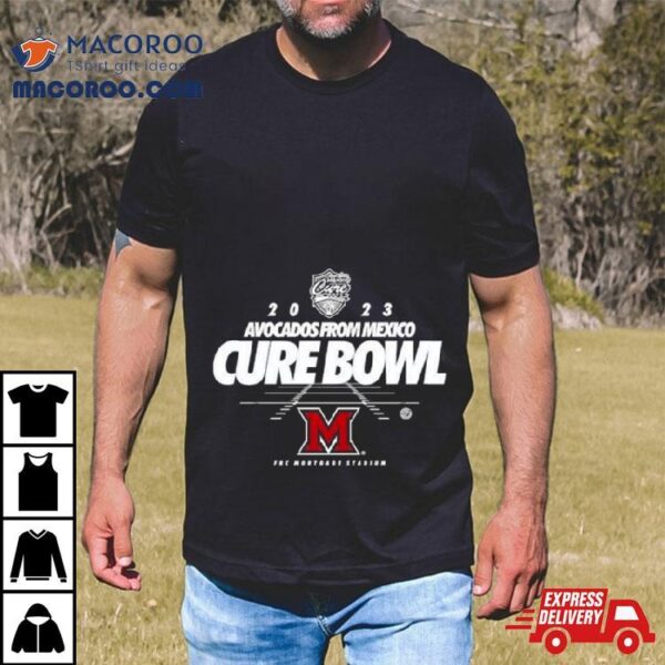 2023 Cure Bowl Avocados From Mexico Miami Redhawks Fbc Mortgage Stadium T Shirt