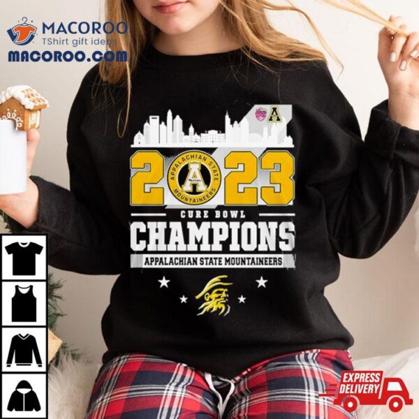 2023 Cure Bowl Champions Appalachian State Mountaineers Shirt