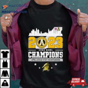 Cure Bowl Champions Appalachian State Mountaineers Tshirt