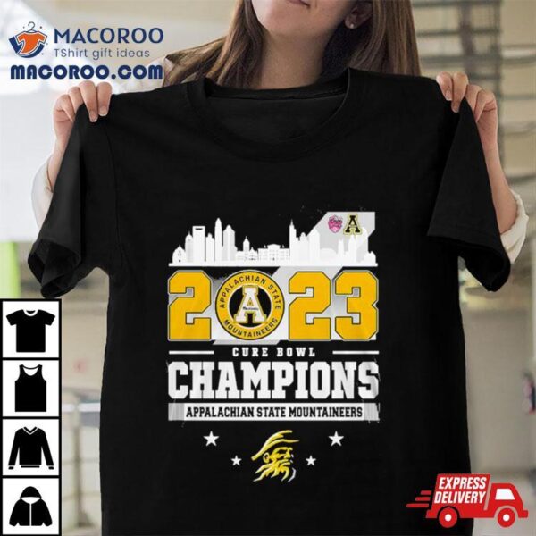 2023 Cure Bowl Champions Appalachian State Mountaineers Shirt