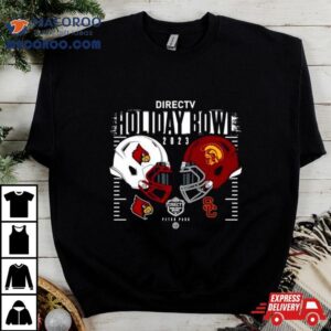 Holiday Bowl Louisville Cardinals Vs Usc Trojans Helmet Tshirt