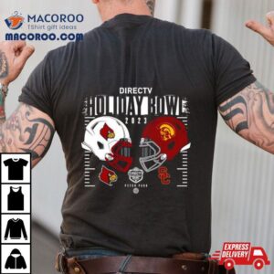 Holiday Bowl Louisville Cardinals Vs Usc Trojans Helmet Tshirt