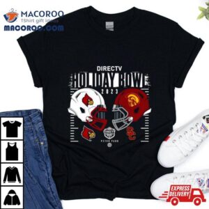 Holiday Bowl Louisville Cardinals Vs Usc Trojans Helmet Tshirt