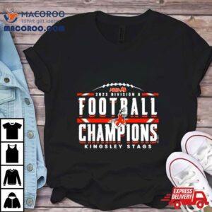 Mhsaa Division Football Champions Kingsley Stags Tshirt