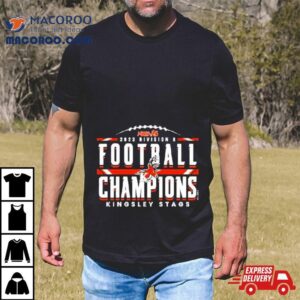 Mhsaa Division Football Champions Kingsley Stags Tshirt