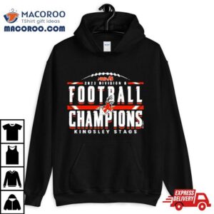 Mhsaa Division Football Champions Kingsley Stags Tshirt