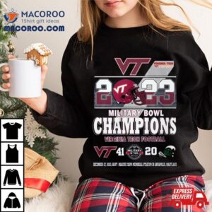 Military Bowl Champions Virginia Tech Football Tulane Football Tshirt