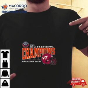 2023 Military Bowl Champions Virginia Tech Hokies T Shirt