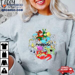 Neopets Group Boyfriend Fit Girls Tshirt