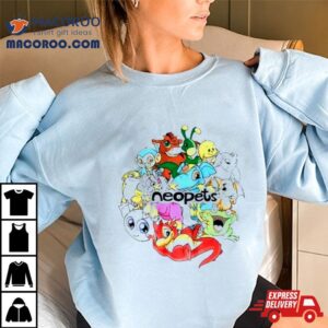 Neopets Group Boyfriend Fit Girls Tshirt