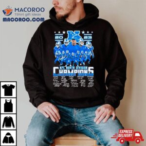 2023 Nfc North Division Champions Detroit Lions Players Signatures Shirt