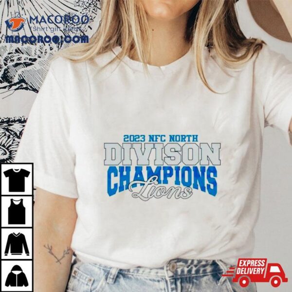 2023 Nfc North Division Champions Lions Shirt