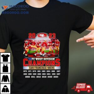 Nfc West Division Champions San Francisco Ers Tshirt