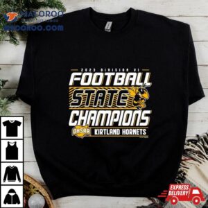 Ohsaa Football Division Vi State Champions Kirtland Hornets Tshirt