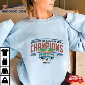2023 Popeyes Bahamas Bowl Champions Dec 18 Shirt