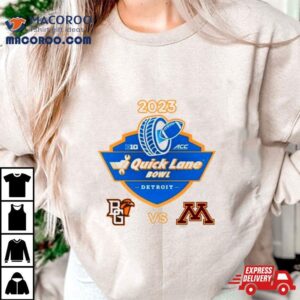 Quick Lane Bowl Bowling Green Falcons Vs Minnesota Golden Gophers Matchup Tshirt