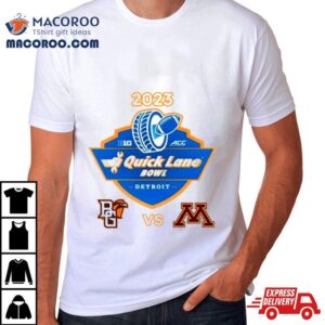 Quick Lane Bowl Bowling Green Falcons Vs Minnesota Golden Gophers Matchup Tshirt