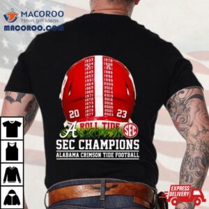 Sec Champions Alabama Crimson Tide Helmet Time Shrit Tshirt