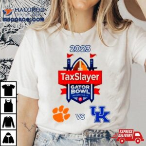 Clemson Tigers 2023 Taxslayer Gator Bowl Champions Finals Score T Shirt