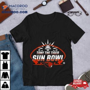 Tony The Tiger Sun Bowl Oregon State Beavers Logo Tshirt