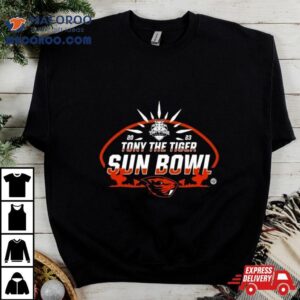 Tony The Tiger Sun Bowl Oregon State Beavers Logo Tshirt